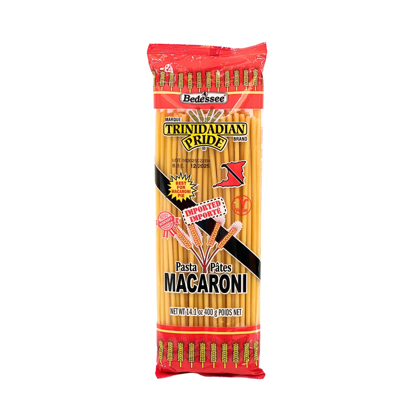 Bedessee Pasta Macaroni - 400g