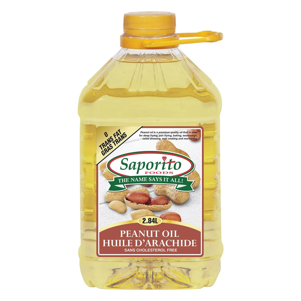 Saporito Peanut Oil - 2.84L