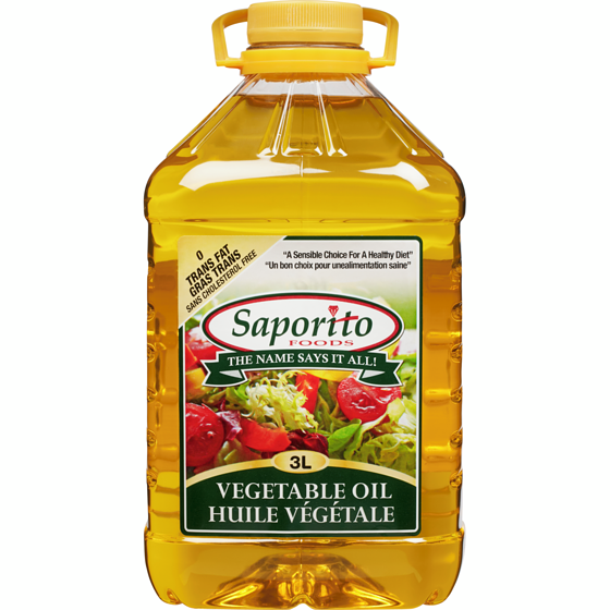 Saporito Vegetable Oil - 3L