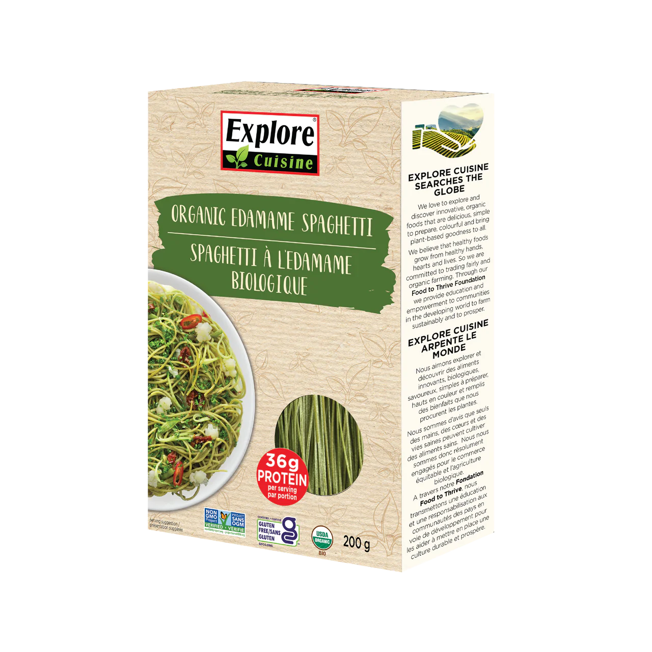 Explore Cuisine Organic Edamame Spaghetti -42g