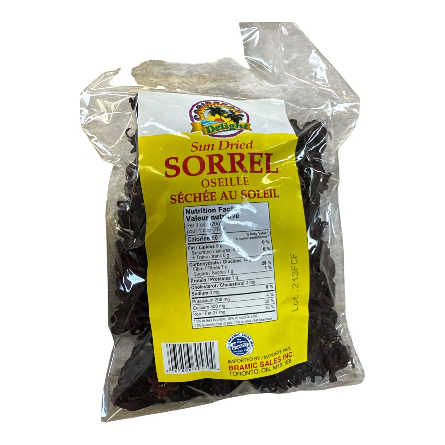 Caribbean Delight Sun Dried Sorrel - 100g