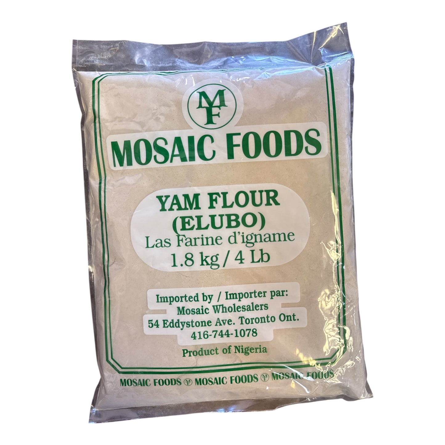 Yam Flour - 4lb