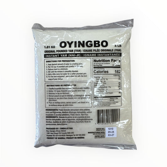 Oyingbo Original Pounded Yam - 4lb