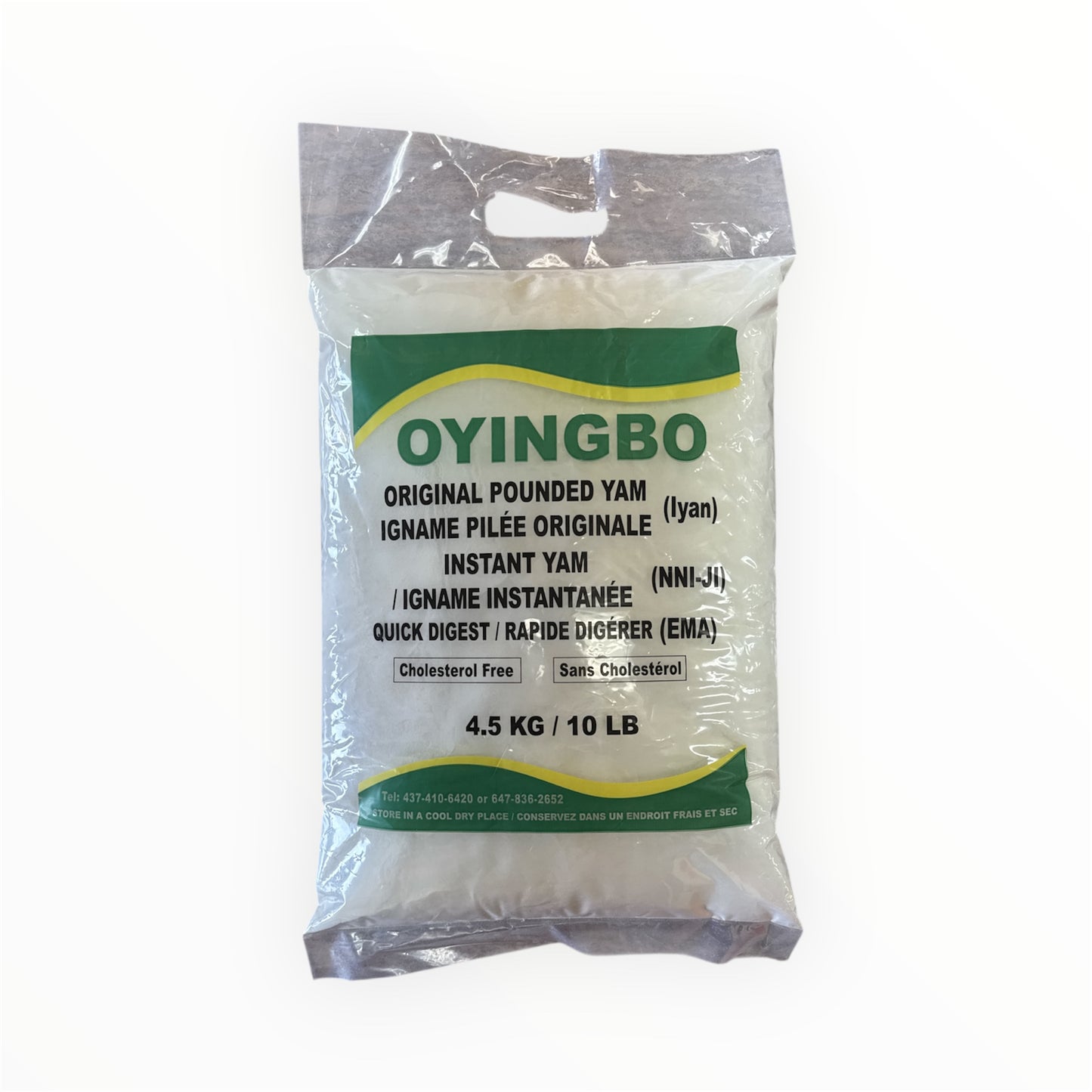 Oyingbo Original Pounded Yam - 10lb