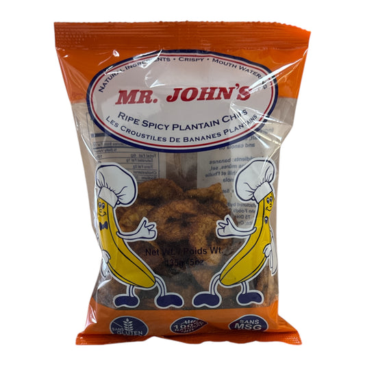 Mr John's Ripe Spicy Plantain Chips - 135g