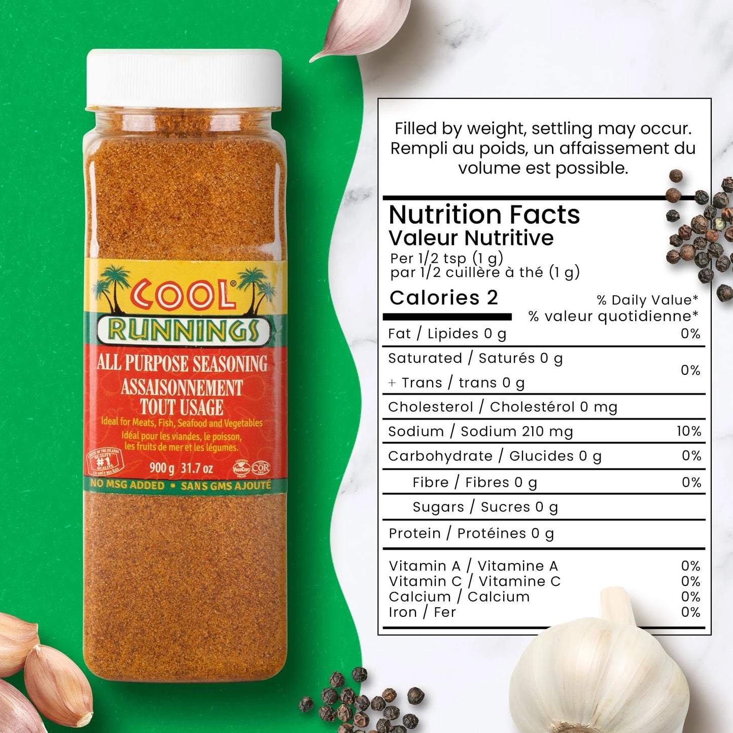 Cool Runnings All Purpose Seasoning - 900g