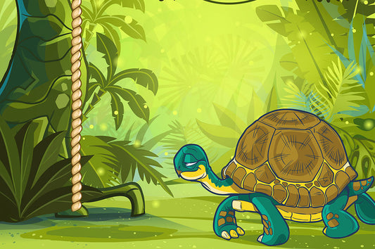 How The Tortoise Got The Cracks On His Shell