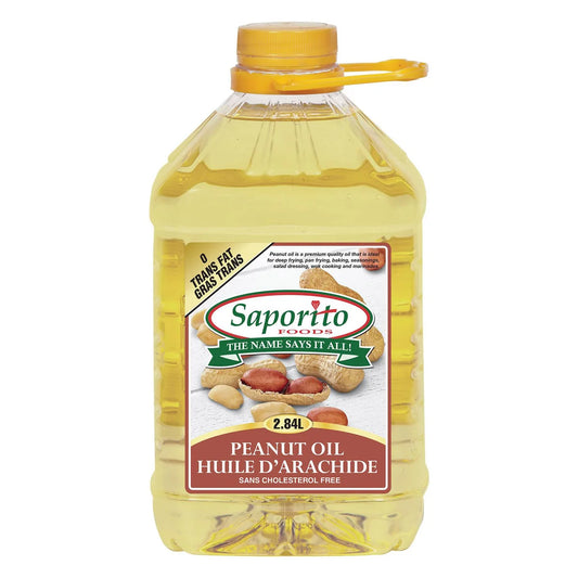 Saporito Peanut Oil - 2.84L