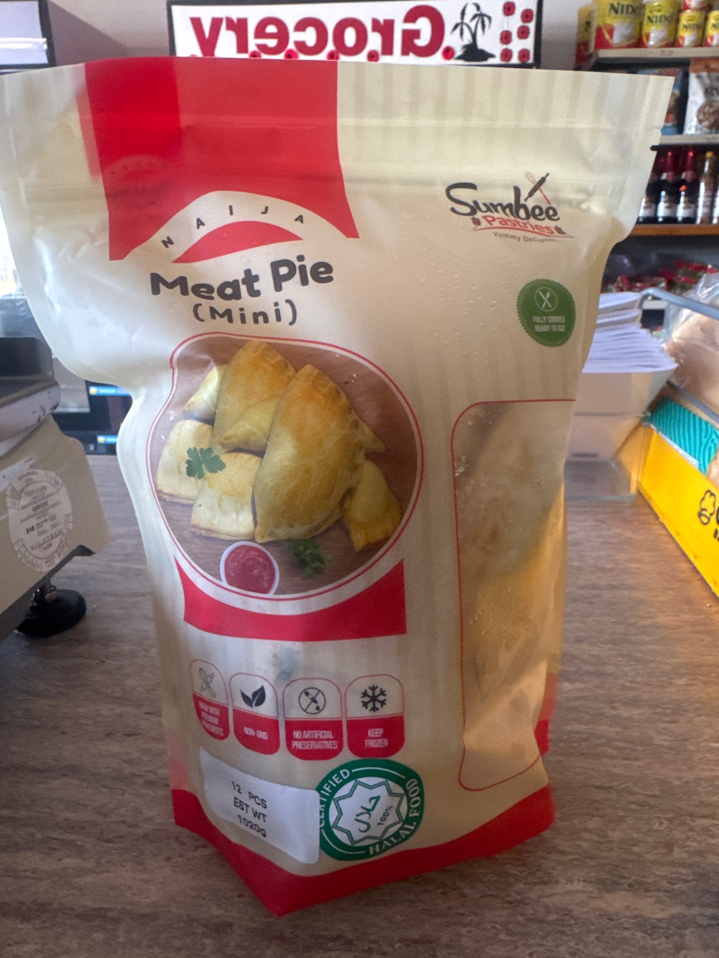 Sumbee Meat Pie Mini 12pc