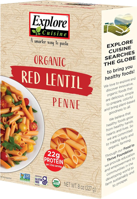 Explore Cuisine Organic  Red Lentil -22g