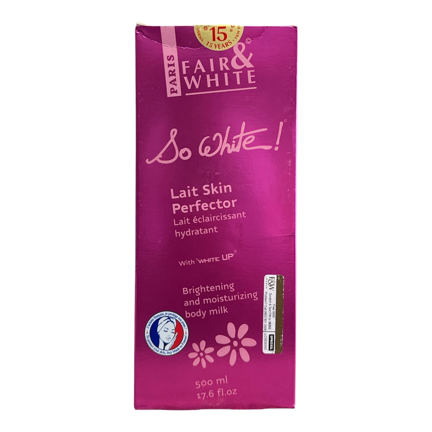 Paris Fair & White Lotion - 500ml