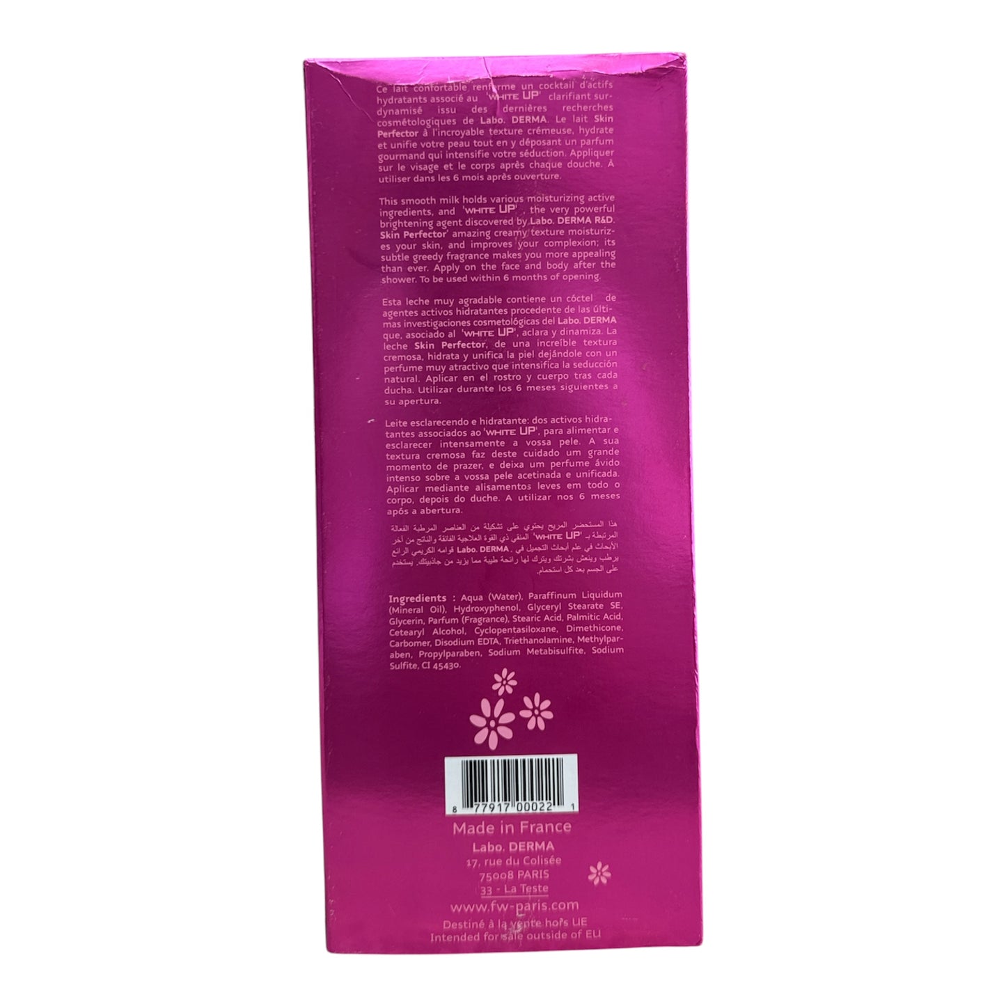 Paris Fair & White Lotion - 500ml