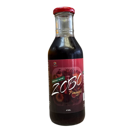 Zobo Pineapple Hibiscus/Sorrel - 473ml