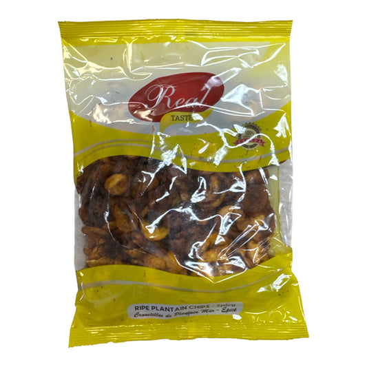 Real Taste Ripe Plantain Chips Spicy 300g