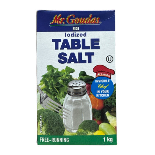 Mr. Goudas Iodized Table Salt - 1kg