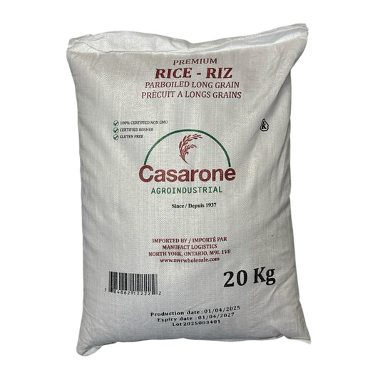 Casarone Parboiled Long Grain Rice - 20kg