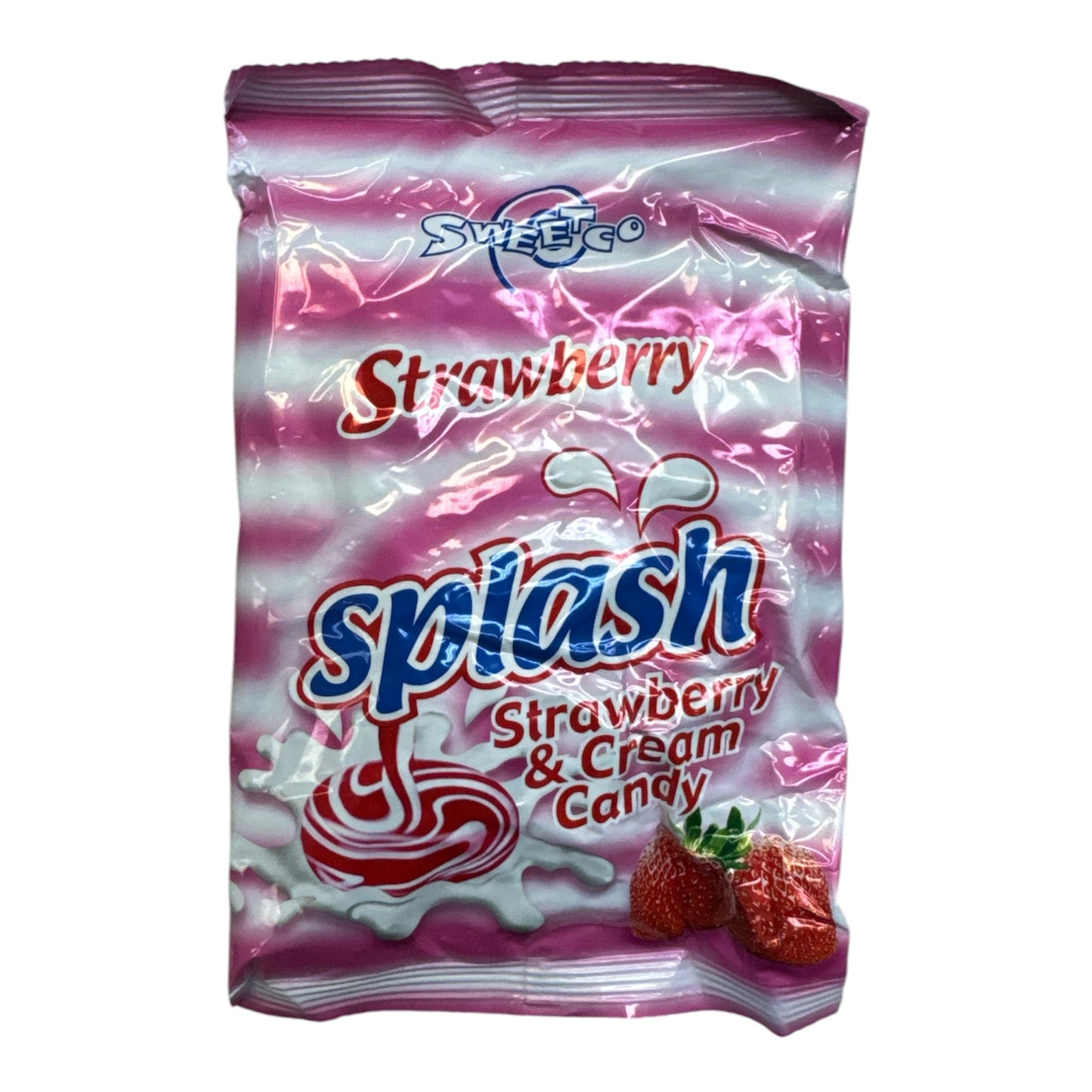 Sweet Co Strawberry & Cream Splash Candy - 150g