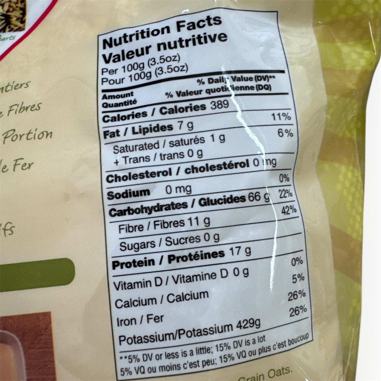 Healthwise Oatmeal - 4lb